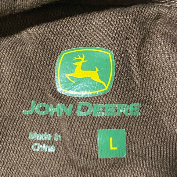 Brown JohnDeere hoodie - Picture 2 of 2